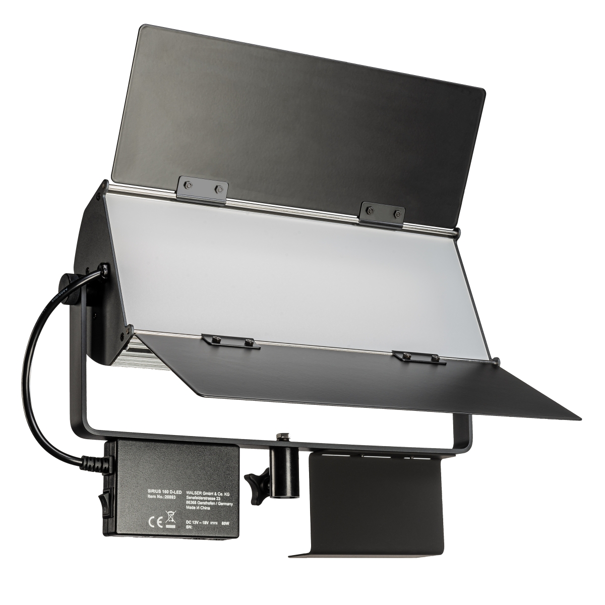 Walimex pro LED Sirius 160 Daylight 65W - Set inkl. Stativ 2,6 m
