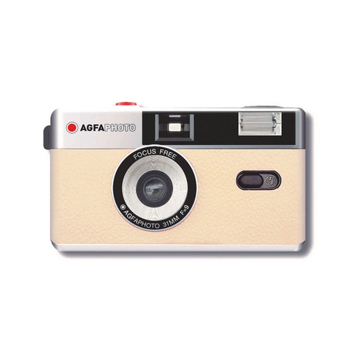 AgfaPhoto Reusable Photo Camera beige analoge Kleinbildkamera AgfaPhoto Reusable Photo Camera beige analoge Kleinbildkamera