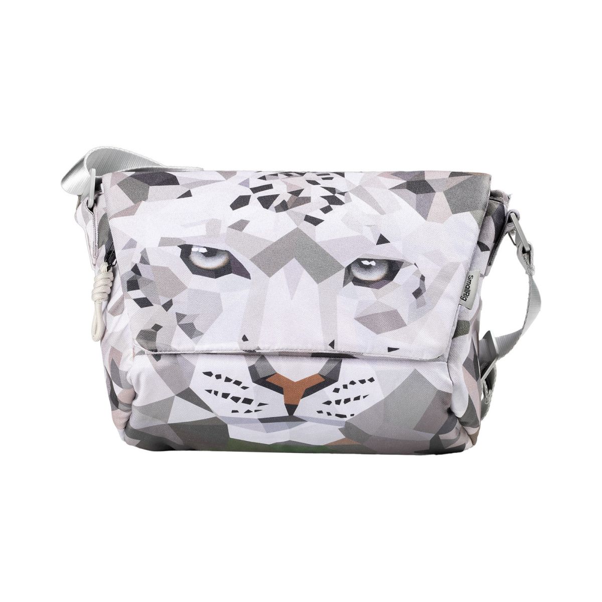 SmallRig 6045 Creative Design Sling Bag mit Schneeleoparden-Muster