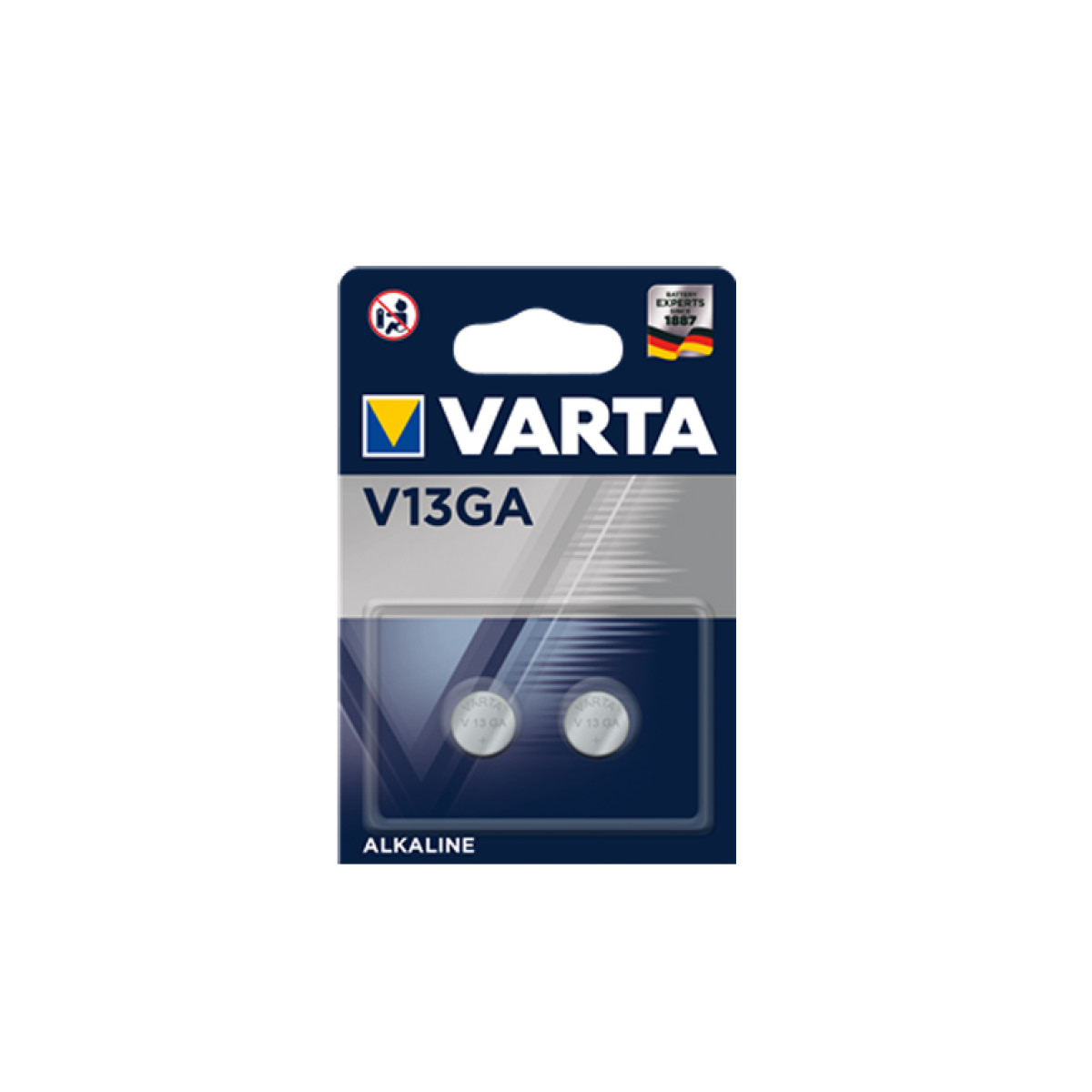 Varta Electronics V 13 GA 2er Knopfzelle LR 44