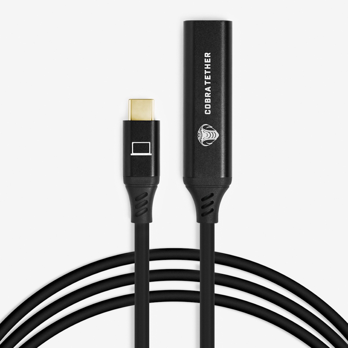 CobraTether USB-C / USB-C Verlängerungskabel 10m schwarz CobraTether USB-C / USB-C Verlängerungskabel 10m schwarz