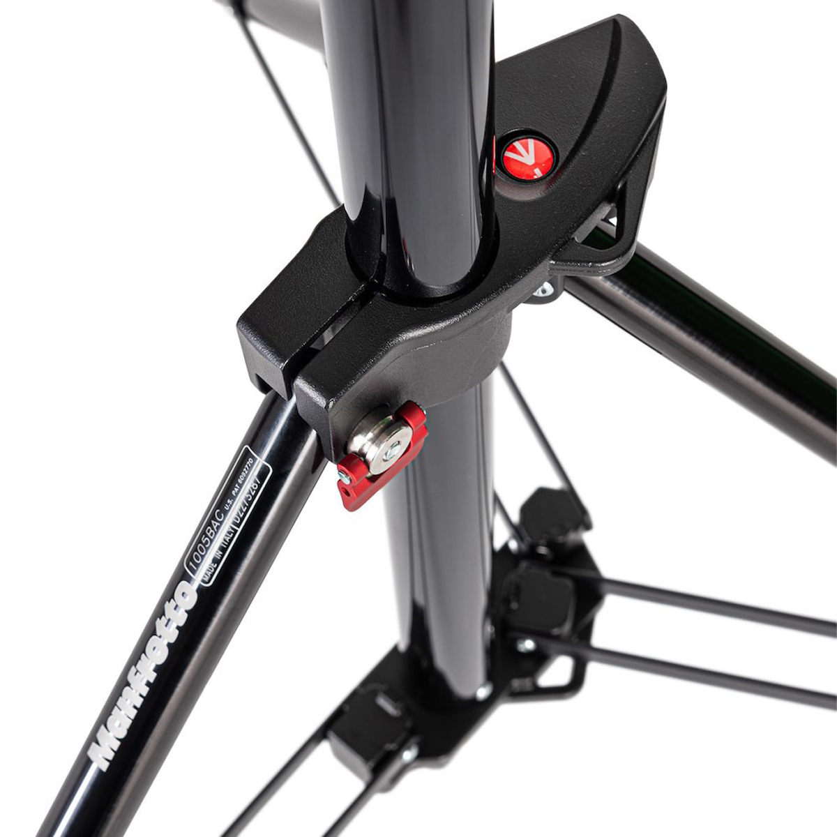 Manfrotto Ranker Aluminium Lampenstativ mit Luftfederung schwarz