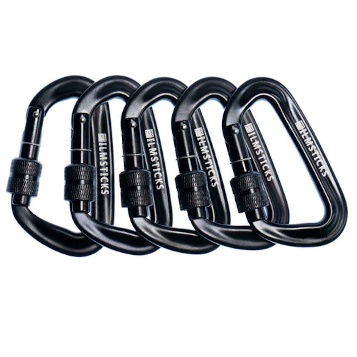 Filmsticks Locking Karabiner 5 Stück schwarz Filmsticks Locking Karabiner 5 Stück schwarz