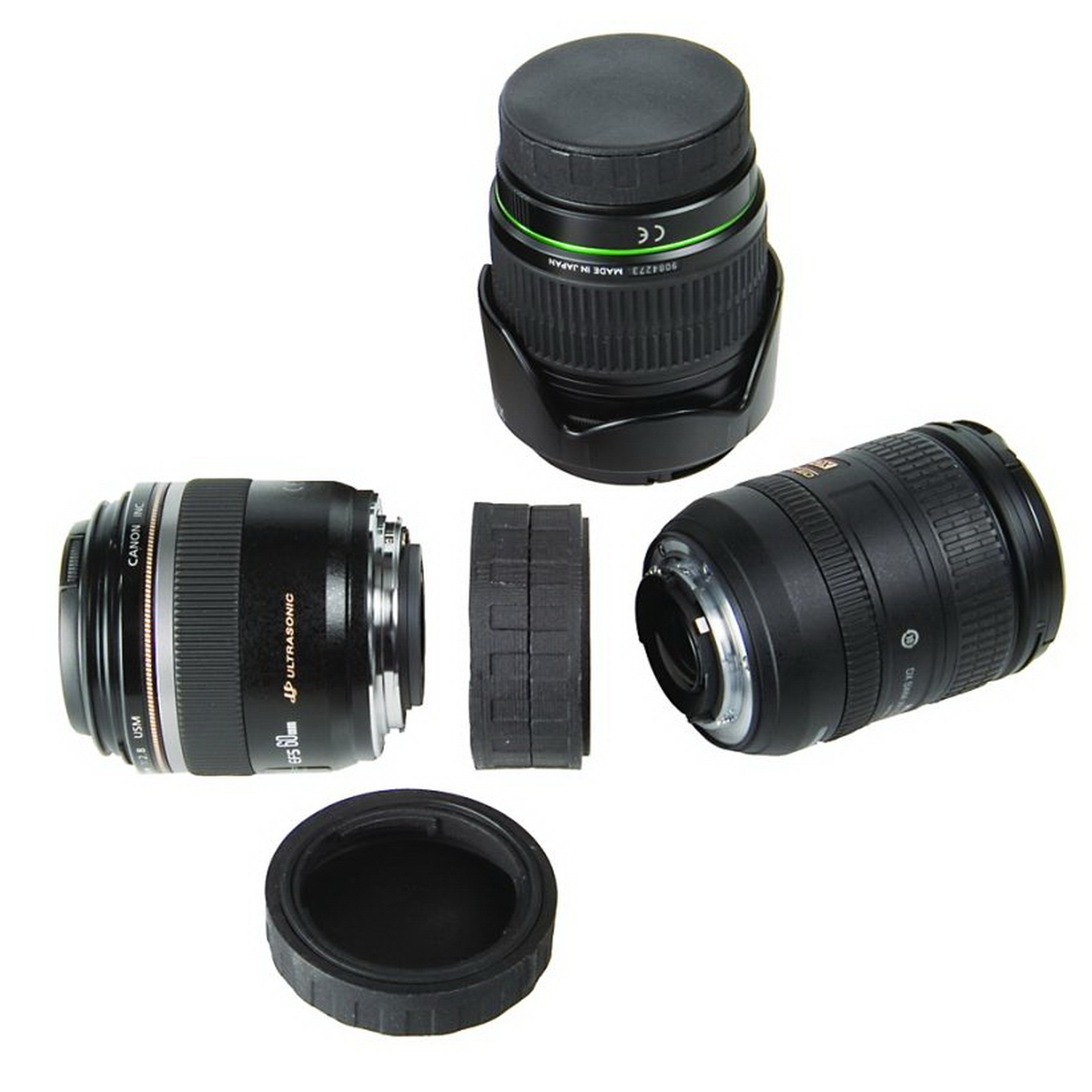 OP/TECH Lens Mount Caps Canon EOS Double