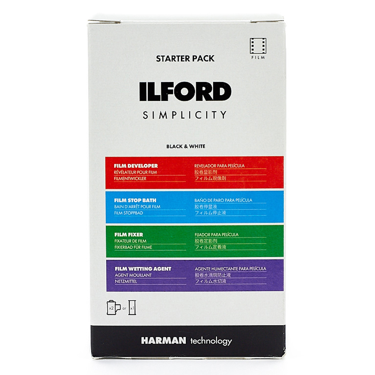 Ilford Simplicity Starter Kit Fotochemie