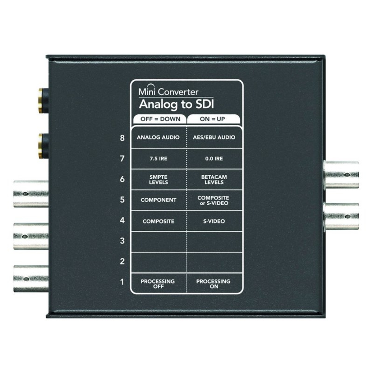 Blackmagic Mini Converter Analog to SDI 2