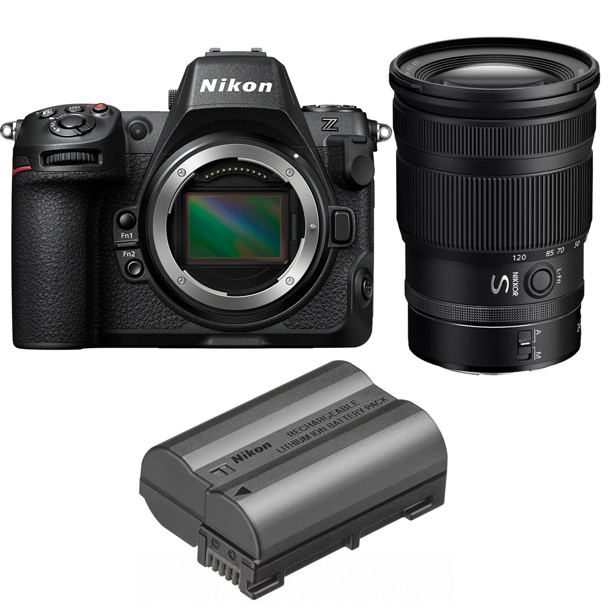 Nikon Z8 + Nikon Z 24-120 mm 1:4,0 Z S + Nikon EN-EL15C Akku