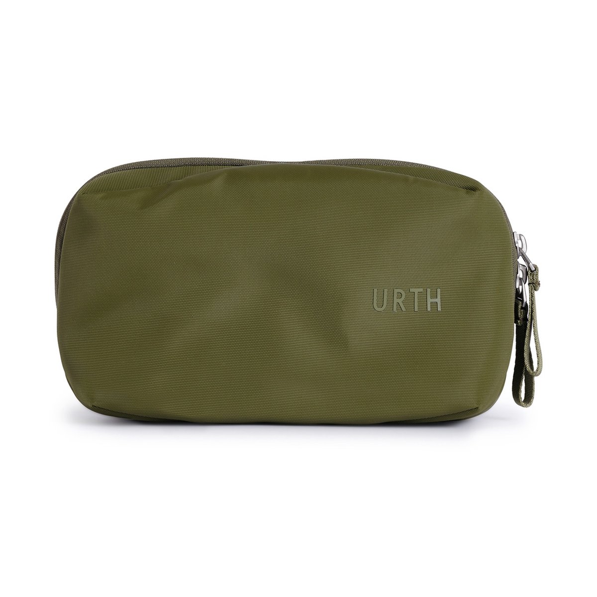 Urth Zeolite Tech Organiser (Grün) - Vorderansicht der olivgrünen Urth-Tasche