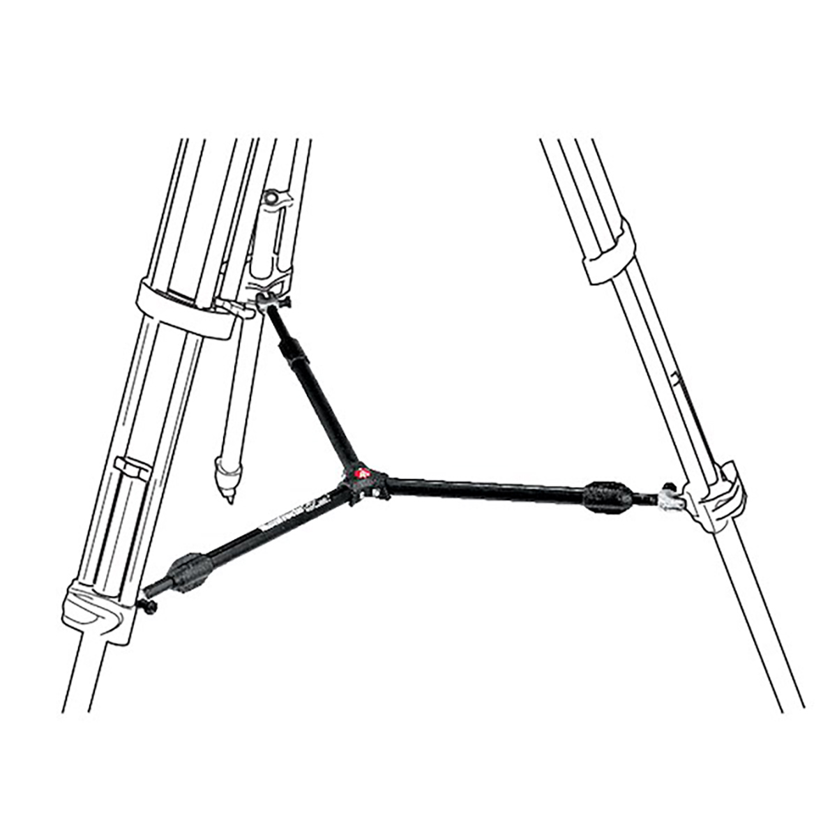 Manfrotto 537 SPRB Mittelspinne Schwarz
