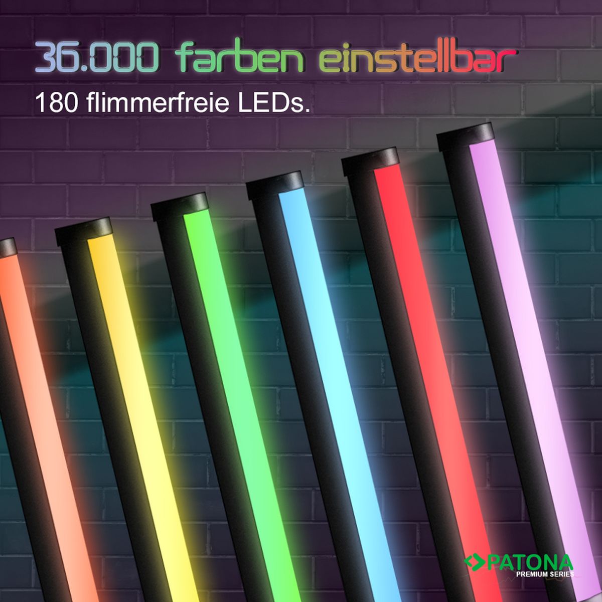 Patona Premium LED RGB Tube Foto-/ Videolicht
