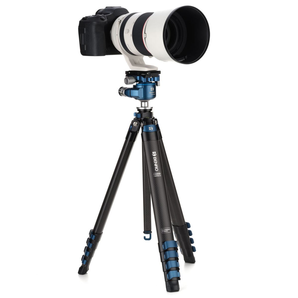 Benro Blackbird CF 1 Series 5-5 Sektionen Stativ mit G36PT Kugelkopf und PMM70 Platte Anwendungsbeispiel