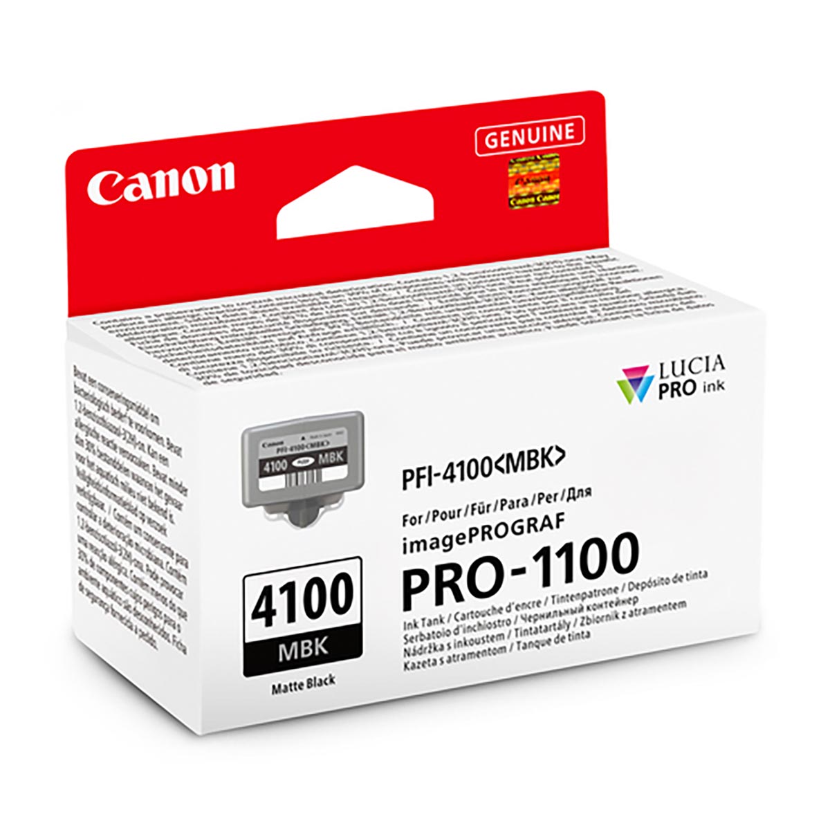 Canon PFI-4100MBK Mattschwarz Tinte Canon PFI-4100MBK Mattschwarz Tinte