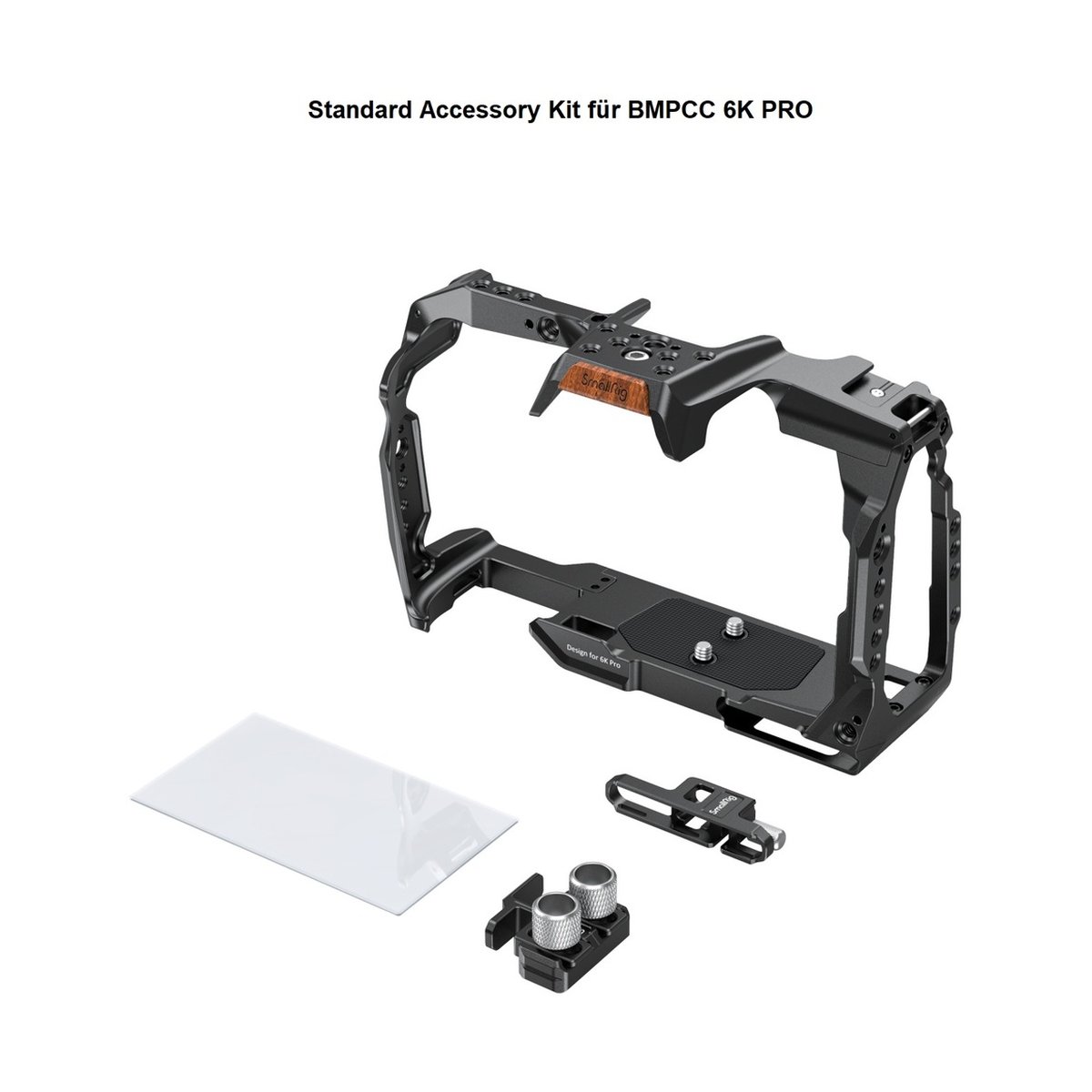 SmallRig 3298 Standard Accessory Kit für BMPCC 6K PRO - Lieferumfang: Standard Accessory Kit für BMPCC 6K PRO mit Kamera-Cage und Zubehör.