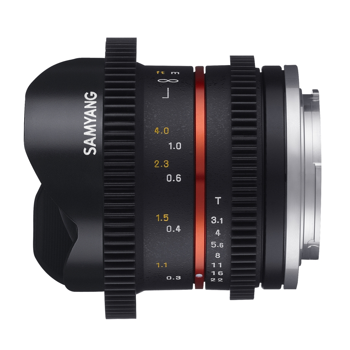 Samyang MF 8 mm 1:3,1 Video Fisheye für Canon EF-M