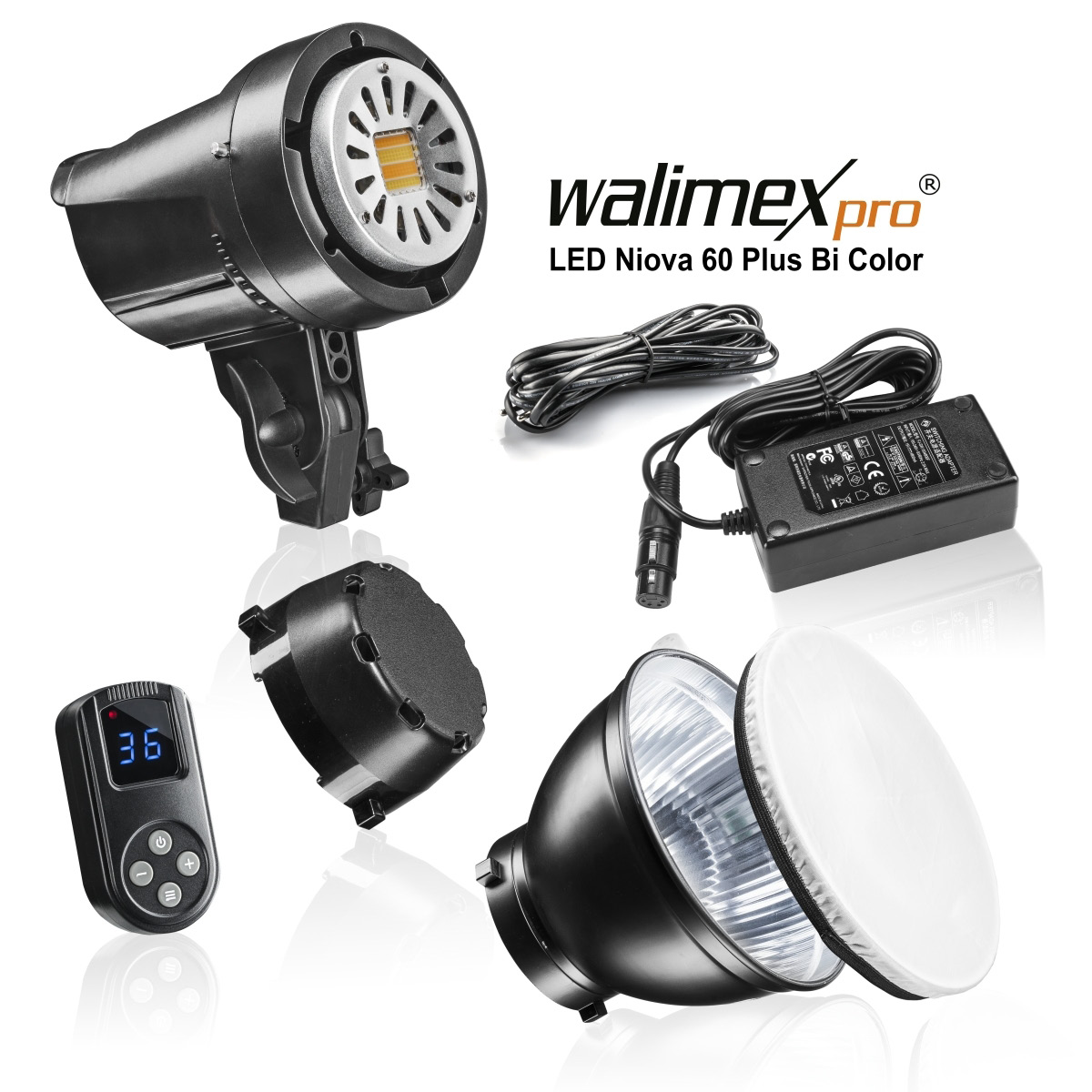 Walimex pro LED Niova 60 Plus Bi Color 60W