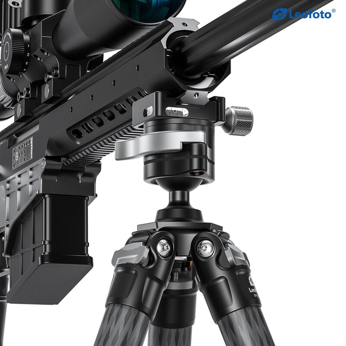Leofoto Stativ-Kugelkopf MA-40 mit Kupplung für Arca-Swiss & Weaver-/Picatinny-Schiene Leofoto Stativ-Kugelkopf MA-40 mit Kupplung für Arca-Swiss & Weaver-/Picatinny-Schiene