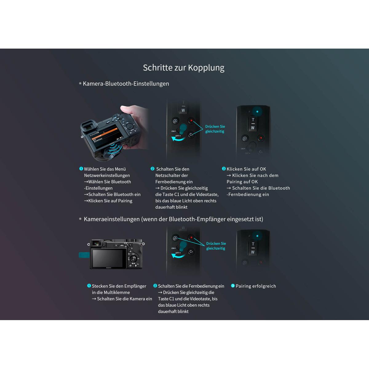 SIRUI 3T-R Ministativ mit integr. Fernbedienung, Handstativ, Tischstativ 