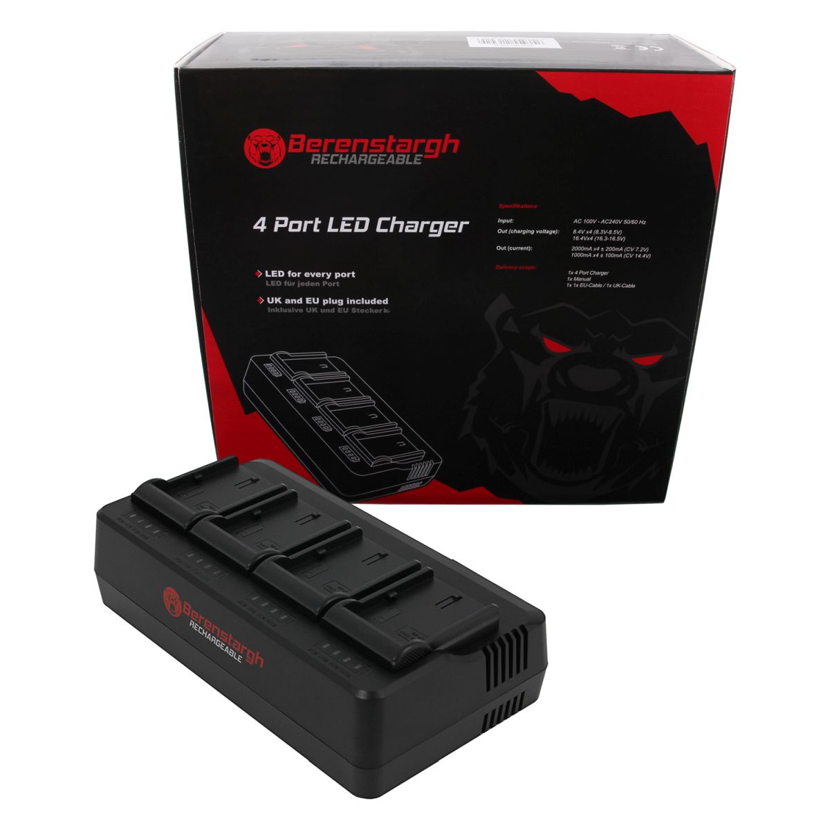 Berenstargh 4-fасh Lаdеgеrät LP-E6 Berenstargh 4-fасh Lаdеgеrät LP-E6