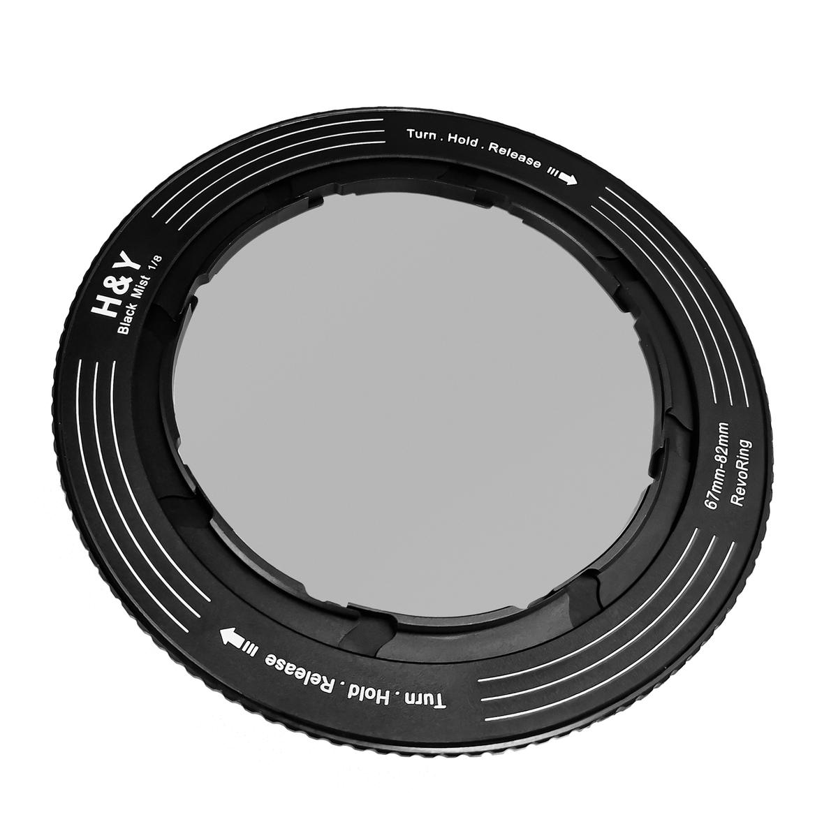 H&Y REVORING 67-82mm Black Mist 1/8 Filter