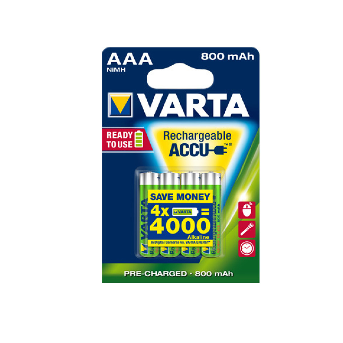 Varta Ready to use Akku Micro 4er Blister AAA