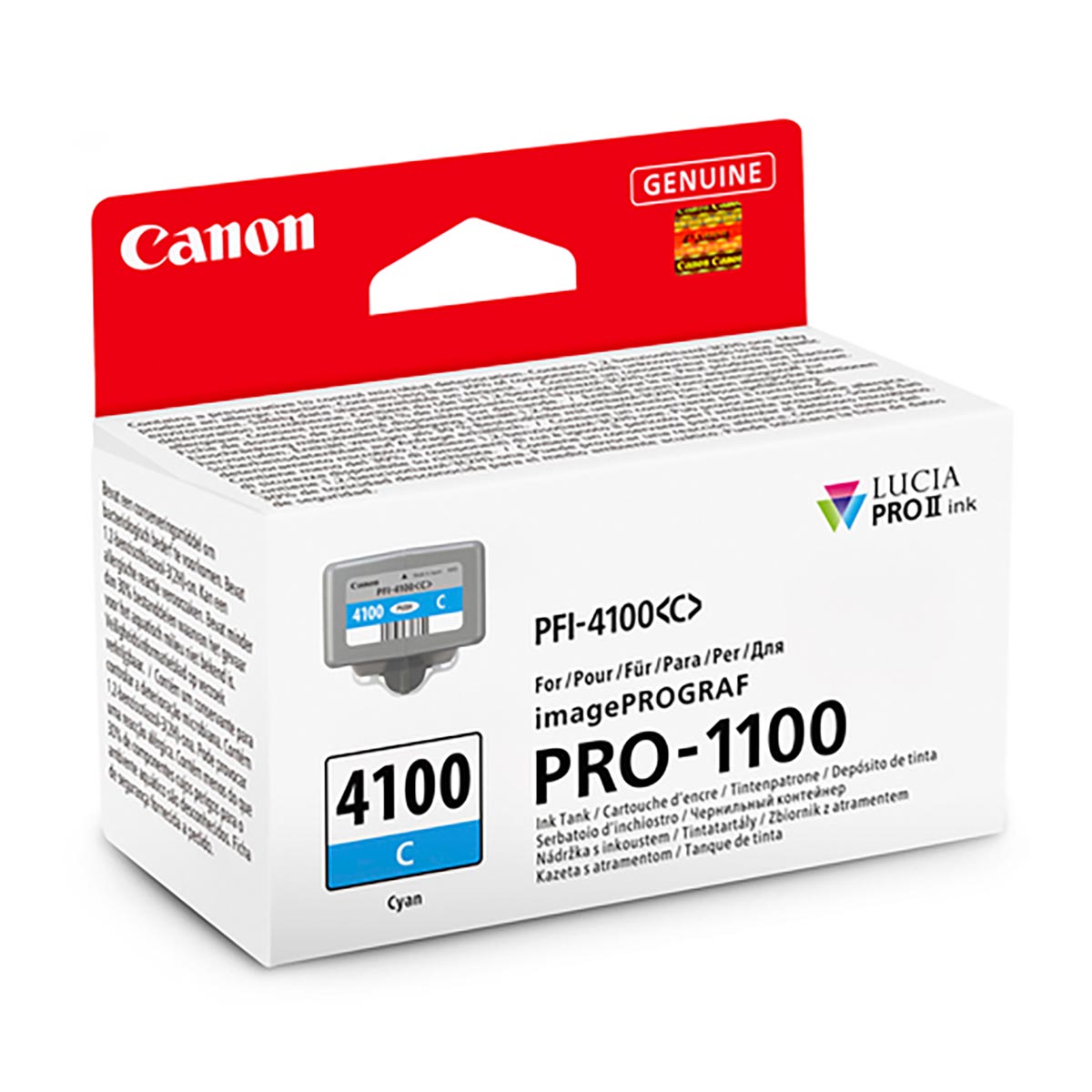 Canon PFI-4100C Cyan Tinte  Canon PFI-4100C Cyan Tinte