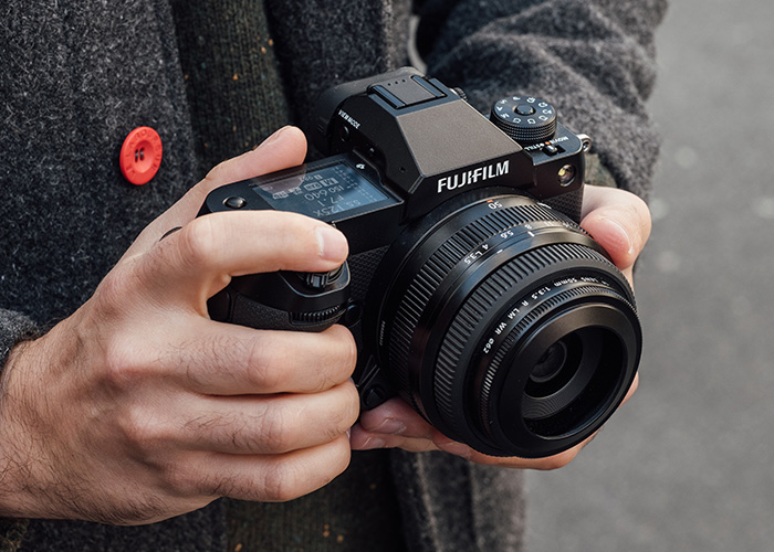 Fujifilm Mittelformatkamera aus der GFX-Serie für hochwertige Fotografie mit maximaler Detailtiefe