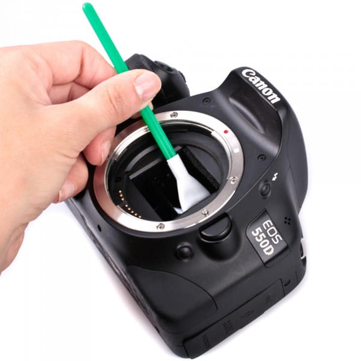 VisibleDust EZ Plus Mini-Kit 1.0 - 1ml Smear Away + Sensor Brush + 5x VSwab Sensor Cleaning Swab grü