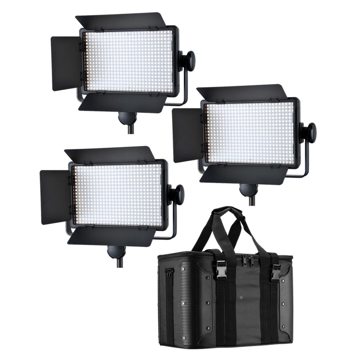 Godox LED500W Dreifach-Panel-Kit