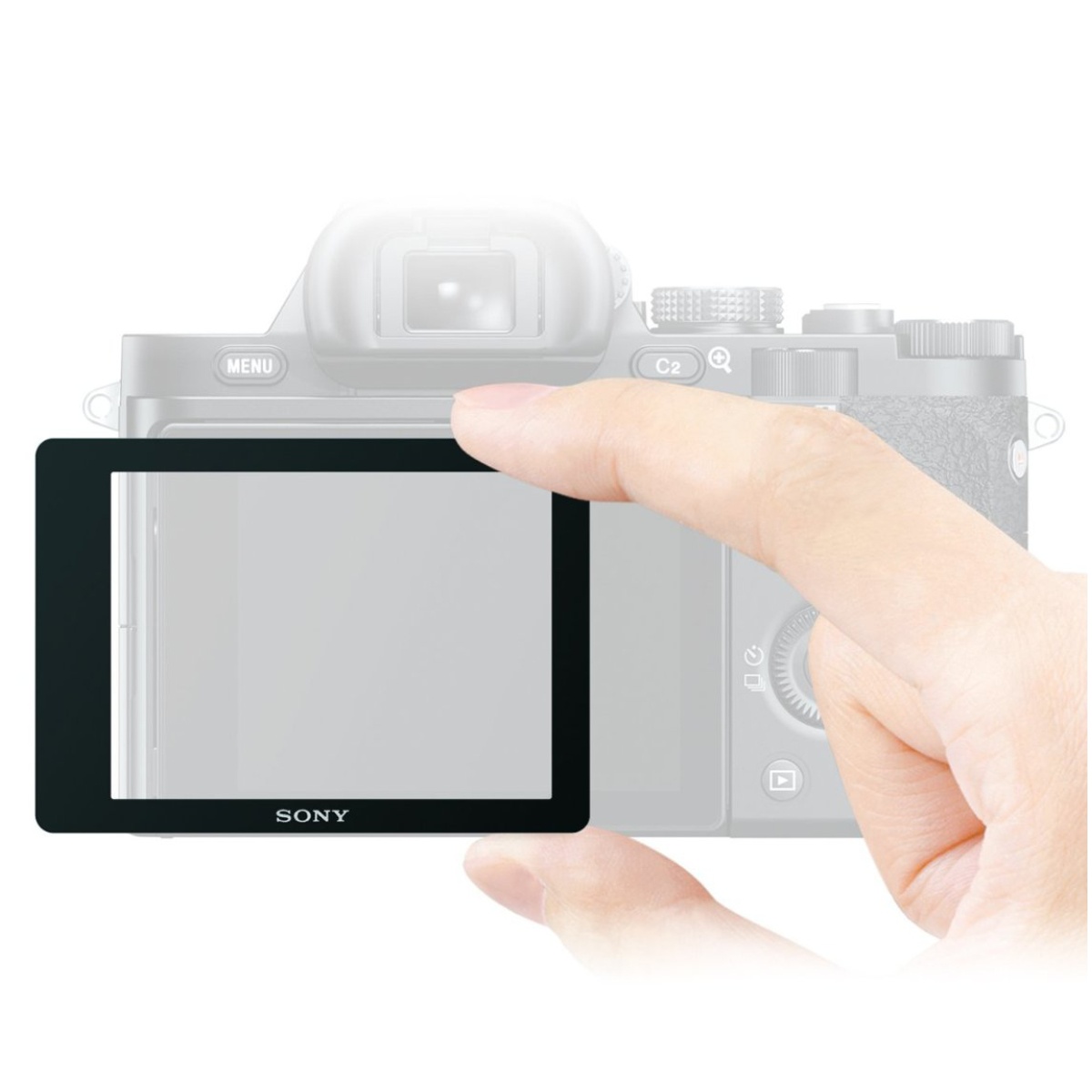 Sony PCK-LM16 formstabile LCD Schutzfolie
