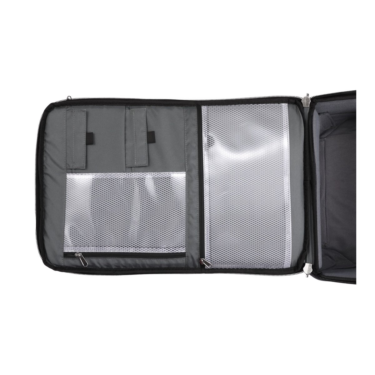 Godox (CB-17) Rolltasche AD1200 Pro - Innenansicht mit Netztaschen und Haltern