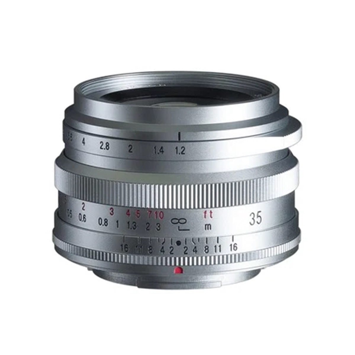 Voigtländer 35 mm 1:1,2 Nokton Fuji X Silber