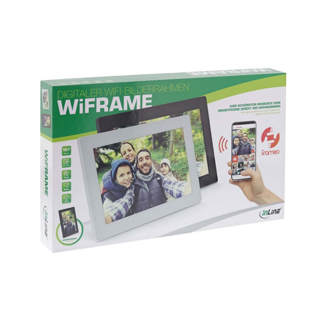 InLine Wiframe 10,1" Frameo App Weiss