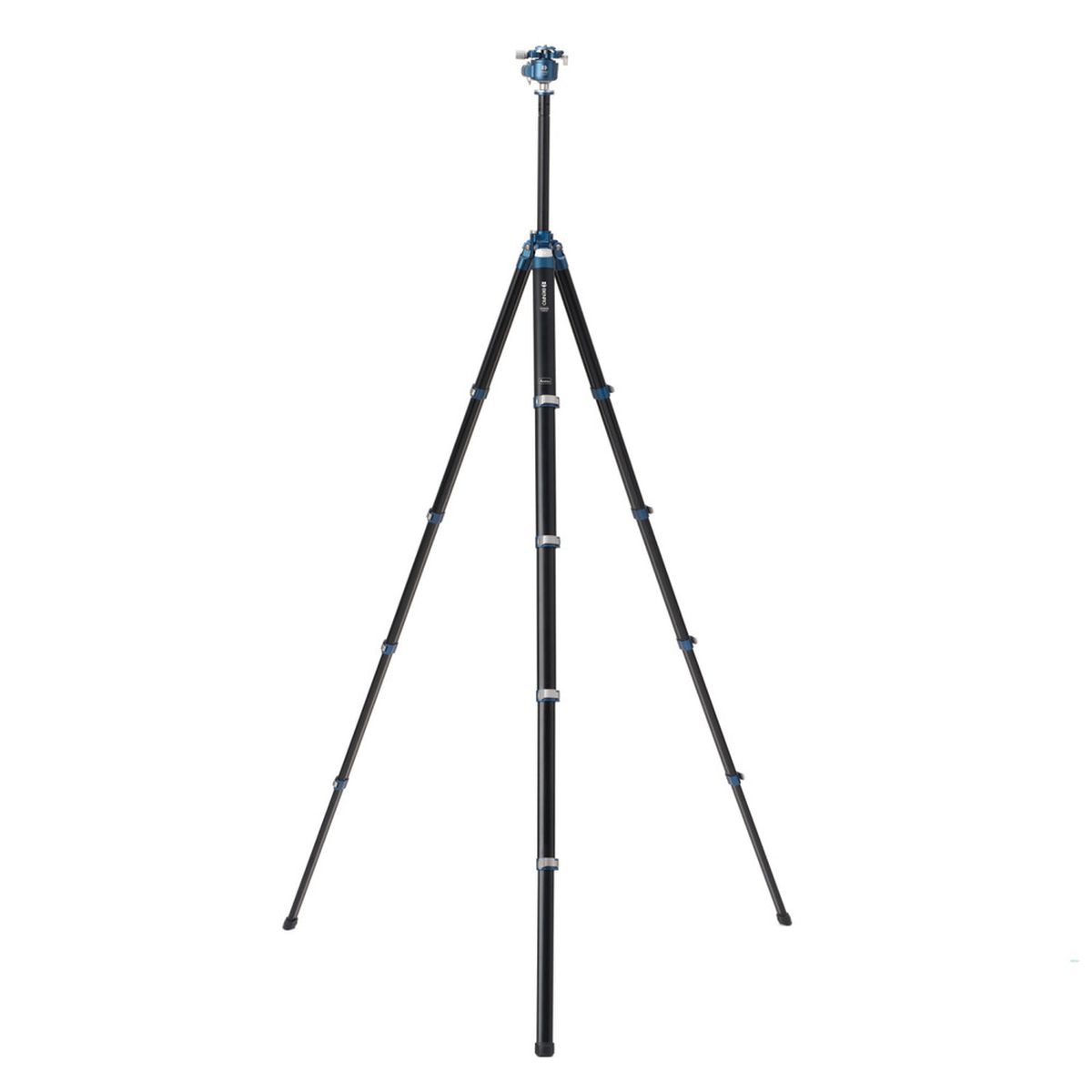 Benro CyanBird AL 2 Series 5-Sektionen Stativ mit G36PT Kugelkopf Gesamtansicht ausgeklappt