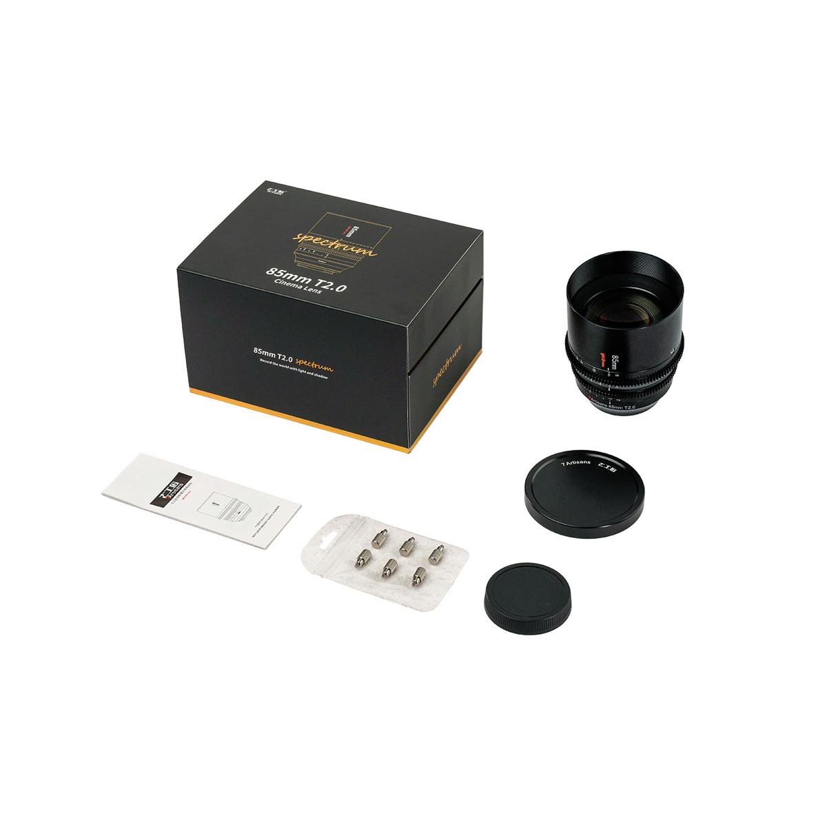 7Artisans Spectrum 85mm T2.0 Sony E Vollformat