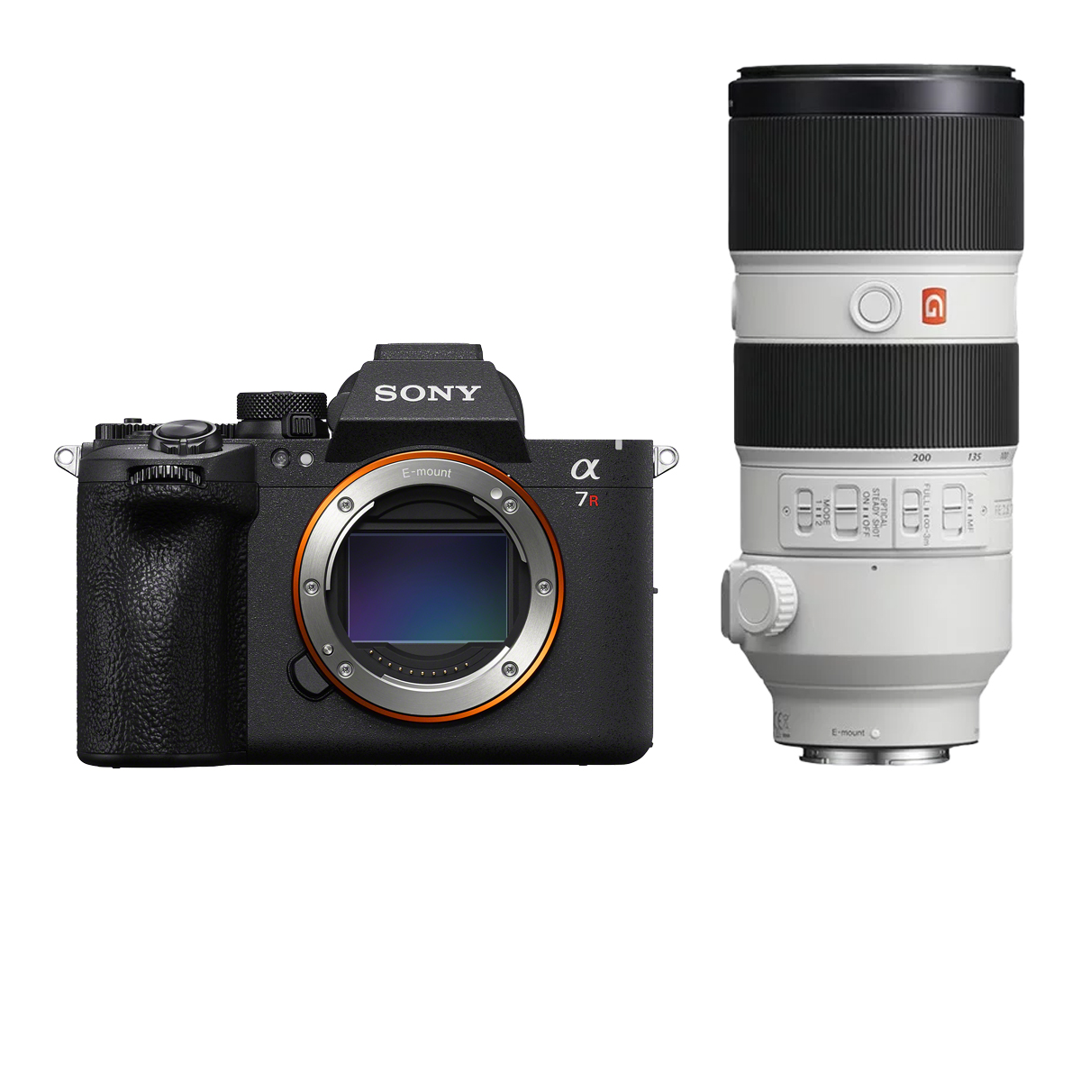 Sony Alpha 7R VI Systemkamera Vollformat Sony 70-200 mm 1:2,8 FE GM OSS Telezoomobjektiv