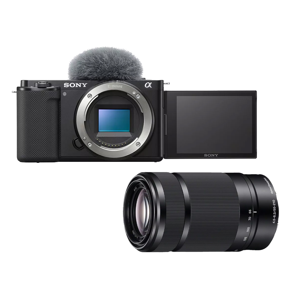 Sony Alpha ZV-E10 + Sony 55-210 mm 1:4,5-6,3 OSS E-Mount