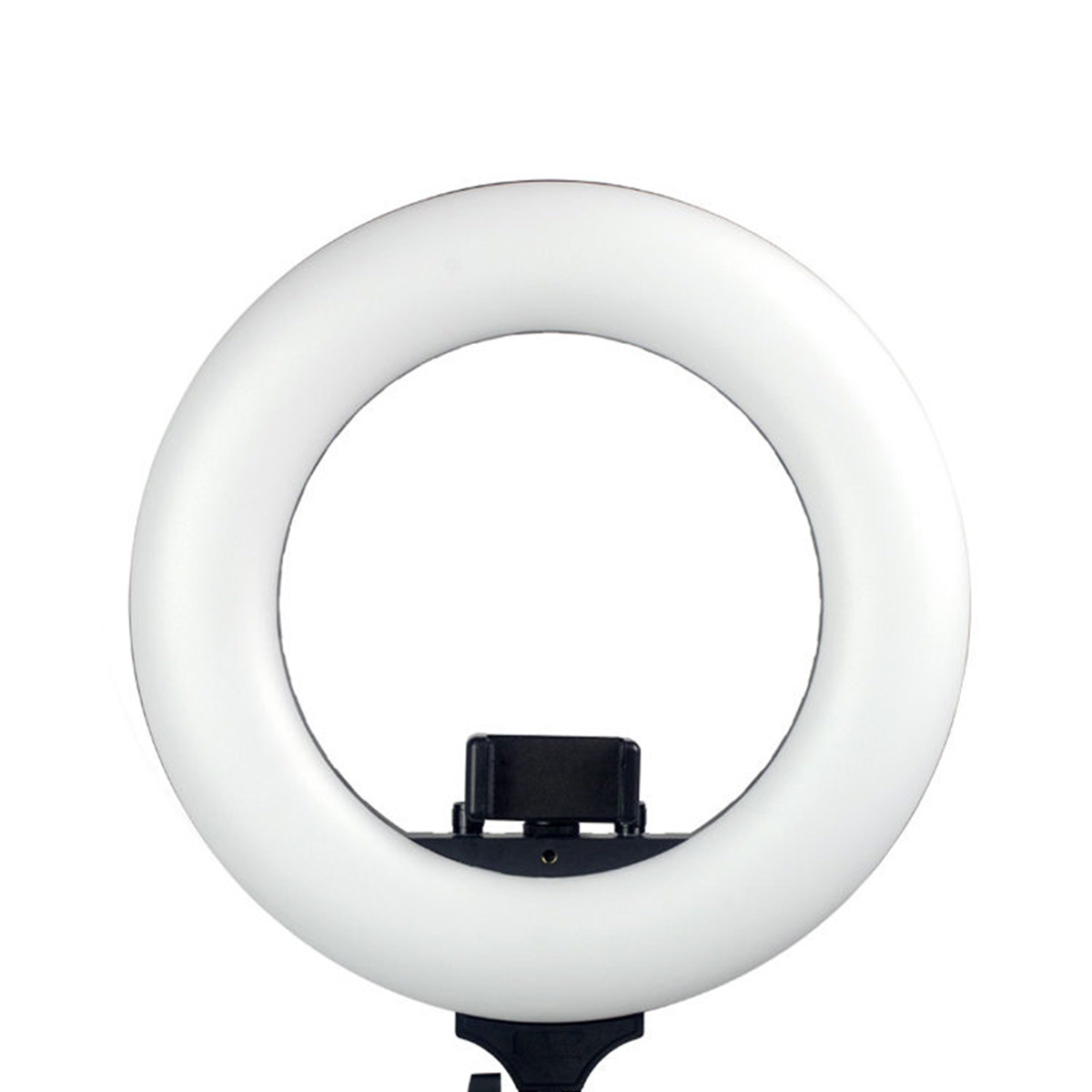 Caruba LED-Ringleuchte 12" Set Schwarz