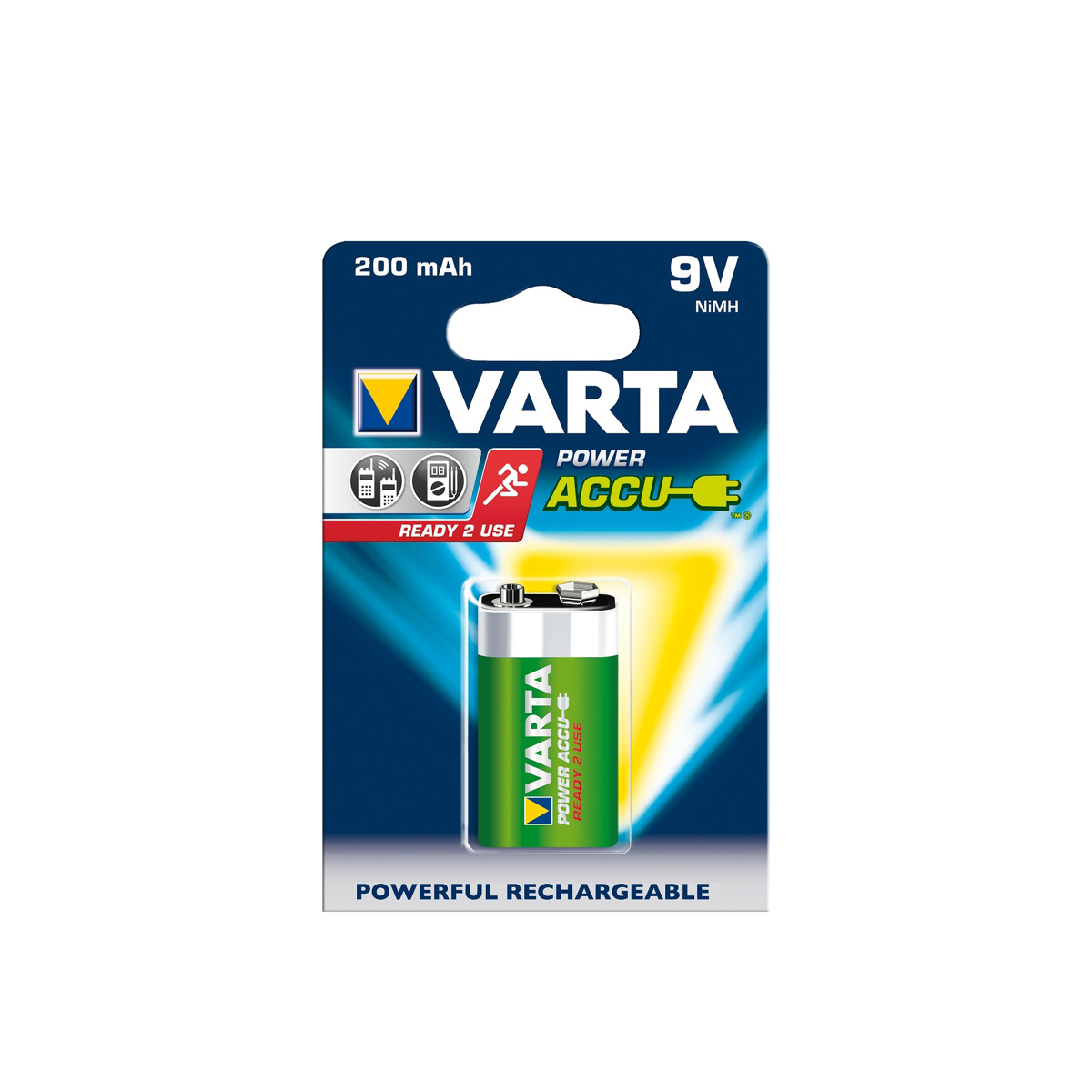 Varta Power Akku 9V Block HR6F22