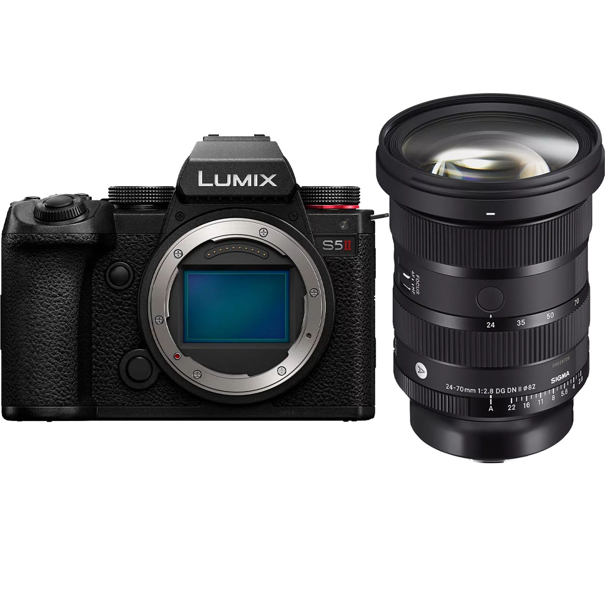 Panasonic DC-S5 II + Sigma 24-70 mm 1:2,8 DG DN II (A) für L-Mount Panasonic DC-S5 II + Sigma 24-70 mm 1:2,8 DG DN II (A) für L-Mount