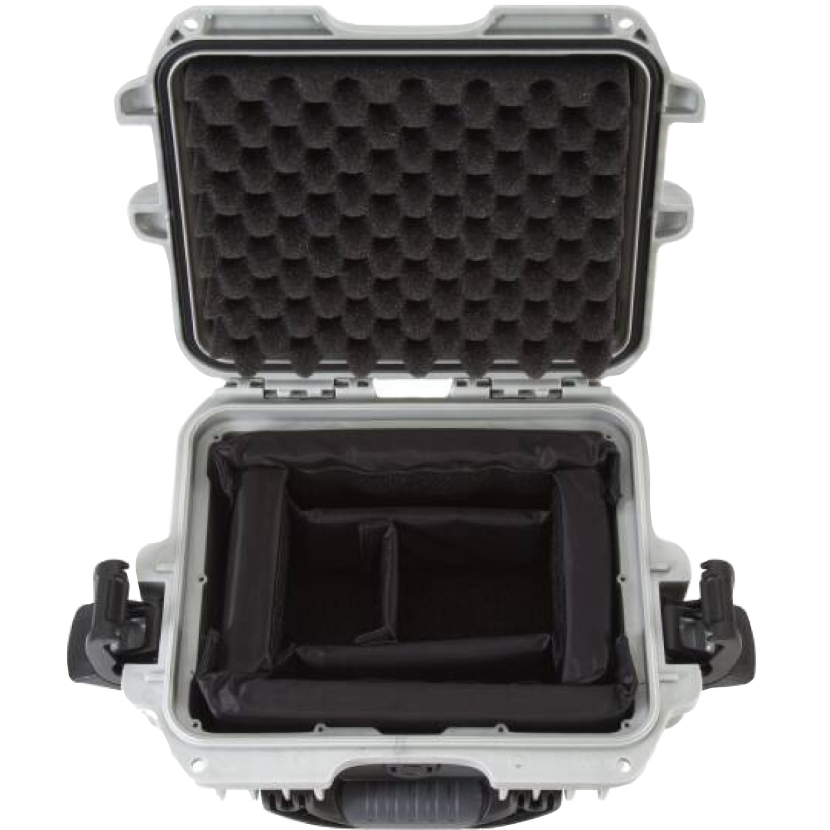 Nanuk Koffer 905 mit Trennwänden Silber