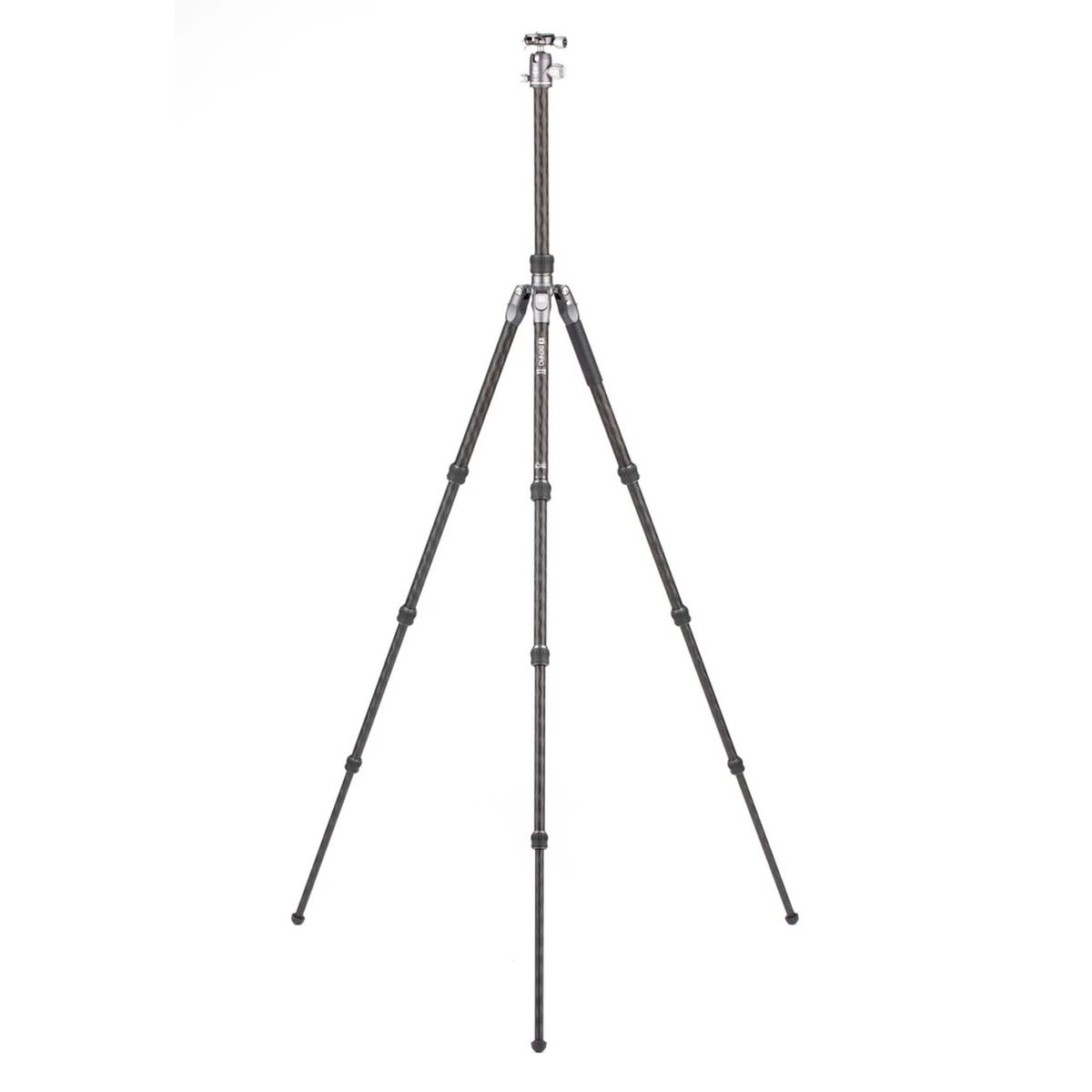Benro Rhino Series Carbon Fibre FRHN14C + VX20 Stativkit komplett ausgeklappt Vorderansicht