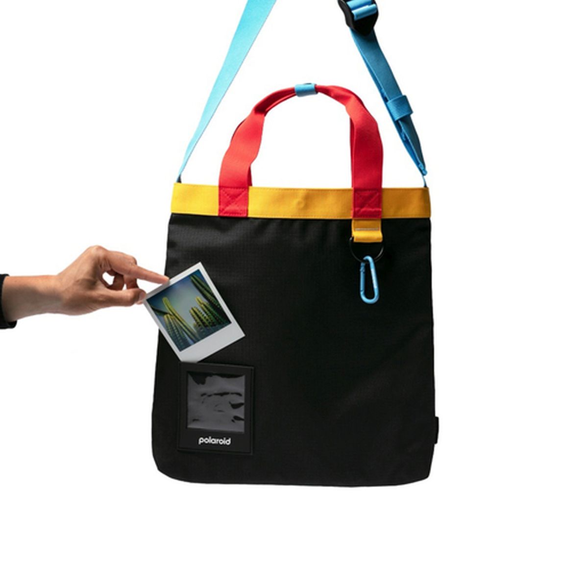 Polaroid Ripstop Tragetasche schwarz-bunt