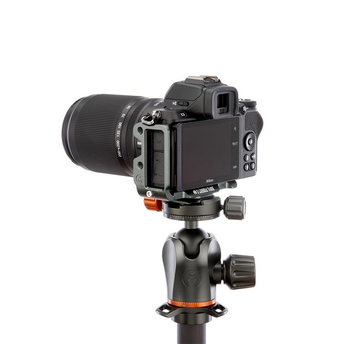 3 Legged Thing Zayla PD, L-Winkel für Nikon Z50, kompatibel mit Arca-Swiss und Peak Design Capture - Grau