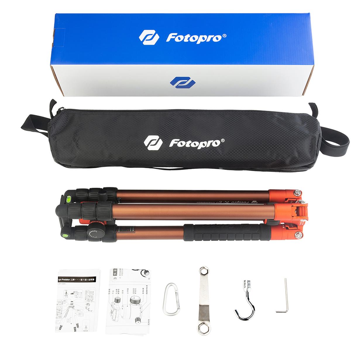 fotopro_x-go_chameleon_oranges_aluminium-stativ_050353970426 fotopro_x-go_chameleon_oranges_aluminium-stativ_050353970426