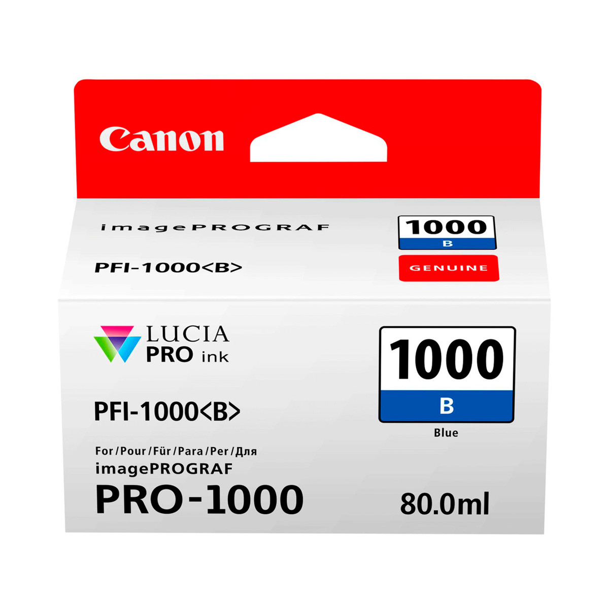 Canon PFI-1000B blau 80ml Tinte für Canon imagePROGRAF PRO-1000