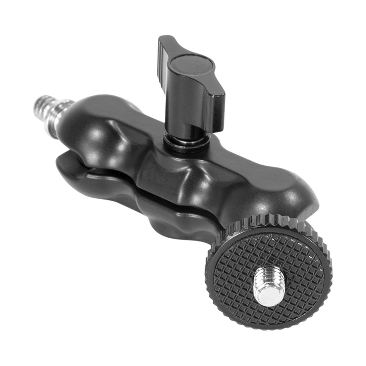 SmallRig 2164 Super Clamp mit Ballhead Gelenkarm (Crab-Shaped) - Magic Arm Klemme mit 1/4 Zoll Schraubgewinde