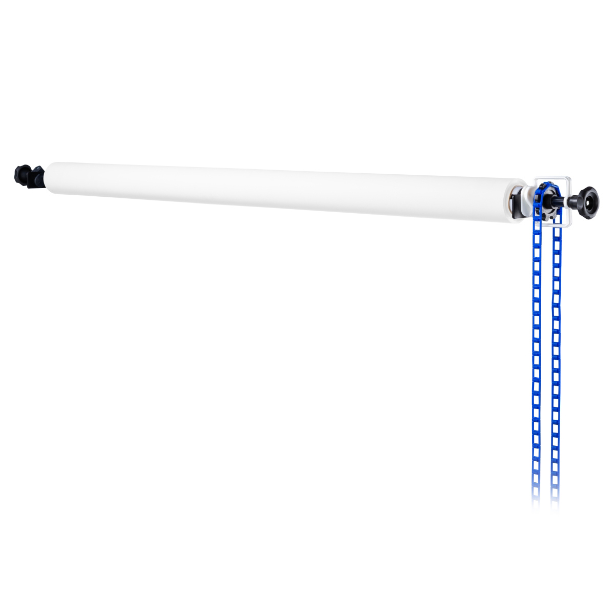 Walimex Hintergrundexpan + Kette & Gewicht, blau
