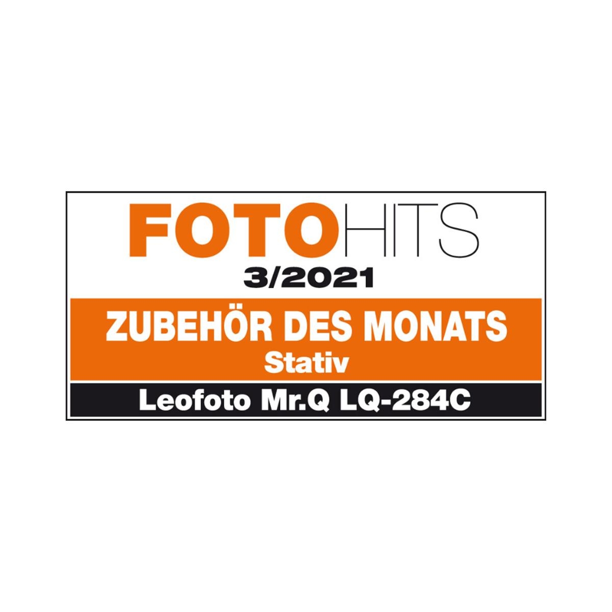Leofoto Carbon-Dreibeinstativ LQ-284C Mr. Q + Kugelkopf LH-30