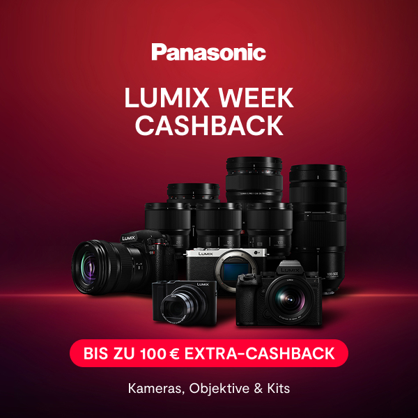 Panasonic Lumix Week: Bis zu 100 € zusätzliches Cashback