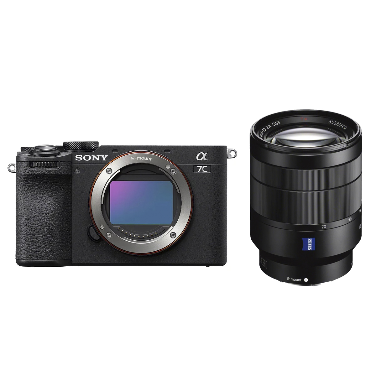 Sony Alpha 7C II Schwarz + Sony 24-70 mm 1:4,0 Zeiss T ZA OSS FE